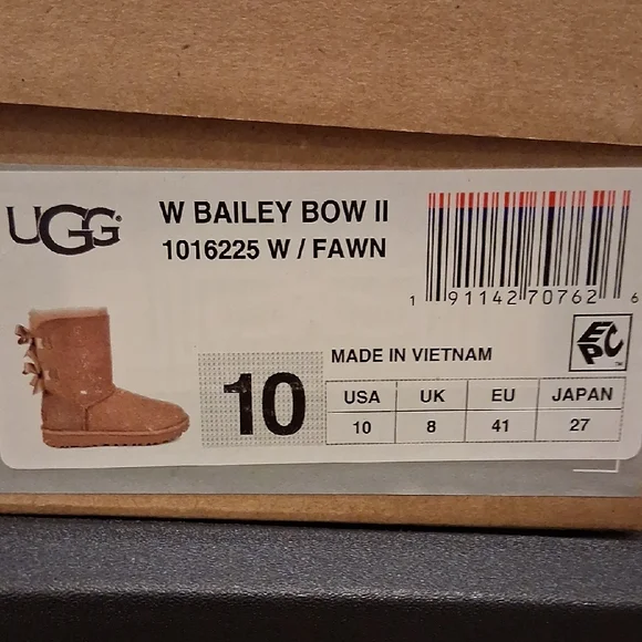 UGG Women's Bailey Bow II with Fawn Boots - Tan - Picture 3 of 9